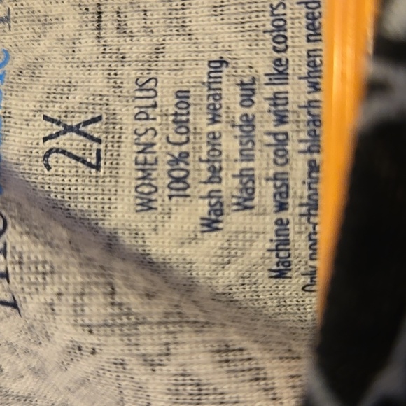 Croft & Barrow 2x Tee Black White 26"+ Length - Picture 6 of 13